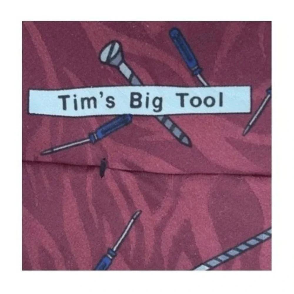 Vintage 90s Remington Home Improvement Necktie Tool Time‎ Tim's Big Tool TV Show